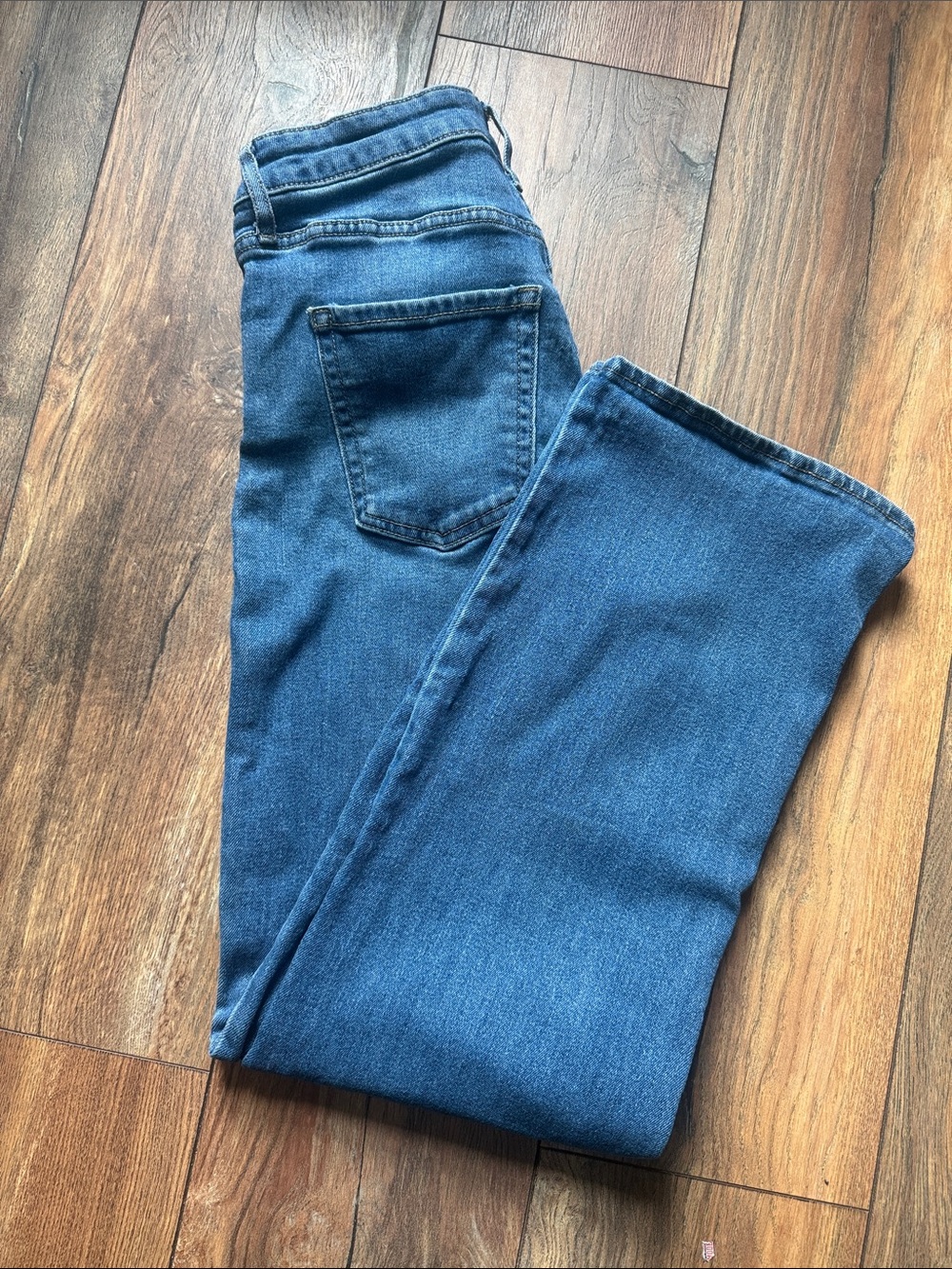 Old Navy Women's Wide Leg Jeans in Blue Denim